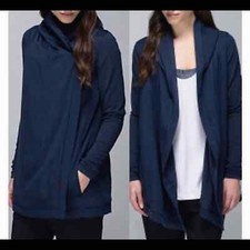 Lululemon Blissed Out Wrap Inkwell Navy size 4