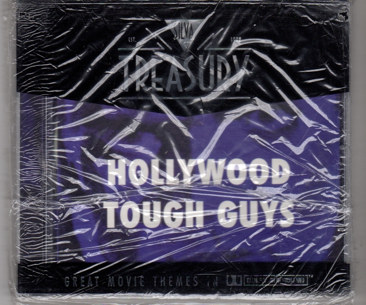 (HK64) Hollywood Tough Guys, 14 tracks various artists - 1997 Sealed CD