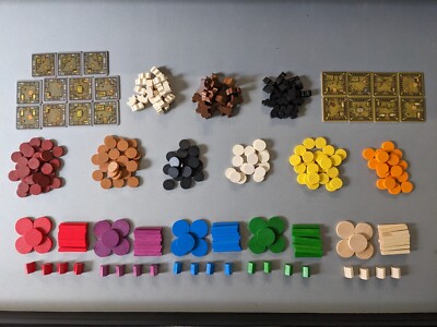 Agricola Board Game Replacement Parts Pieces, Cards, and Tiles Z-Man Games 2008