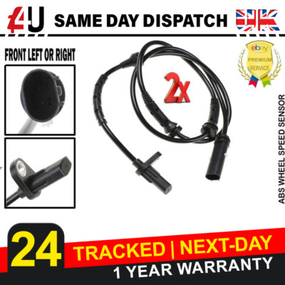 2X ABS SPEED SENSOR FOR BMW X3 F25 X4 F26 2010-ON  FRONT LEFT & RIGHT