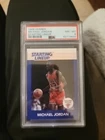 MICHAEL JORDAN 1988 KENNER STARTING LINEUP CARD PSA 8 NM-MT BASKETBALL NBA HOF