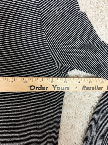 ZARA Trafaluc Maxi Dress Womens Small Black Stripes Soft Comfort Flowy Basic - Picture 5 of 8