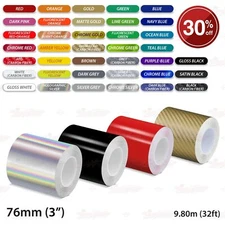 3" 76mm PinStriping Pin Stripe Tape SOLID Line Decoration Decals Vinyl Stickers
