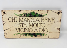 Vintage Al Pisano Italian Wall kitchen Decor ...