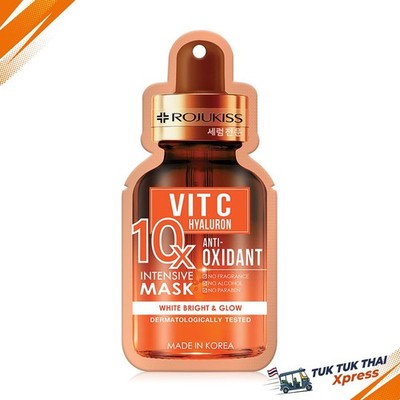Rojukiss Vit C Anti-Oxidant 10X Intensive Mask 24ml | Thai Authentic