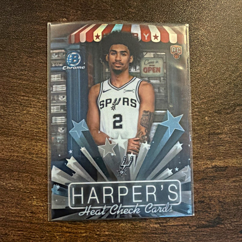 Topps 2025-26 Bowman Chrome Dylan Harper Spurs Hobby Stars Refractor #HS-4