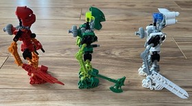 Lego Bionicle TOA MATA Complete Set 8531-8536 with BOULDER & 5 Manuals