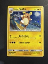 Alolan Raichu SM65 Sun & Moon Black Star Promo Cosmos Holo Pokémon TCG LP on eBay