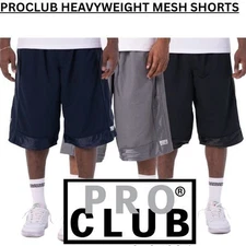 Pro Club ProClub Men's Heavyweight Mesh Basketball Shorts