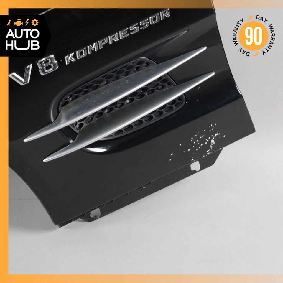 03-08 Guardabarros delantero izquierdo lado del conductor Mercedes R230 SL55 AMG SL500 SL550 FABRICANTE DE EQUIPOS ORIGINALES Foto 2 de 4