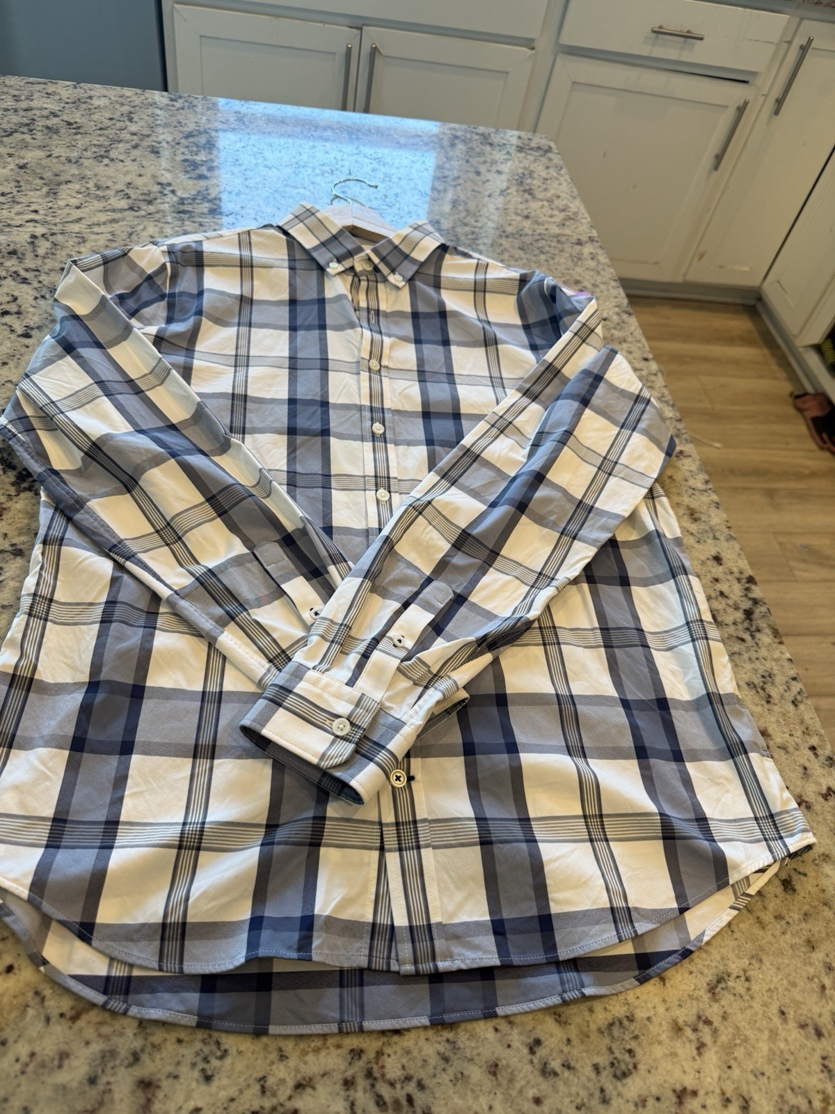 Express Shirt Men Large Button Down Extra Slim Fit - image 1