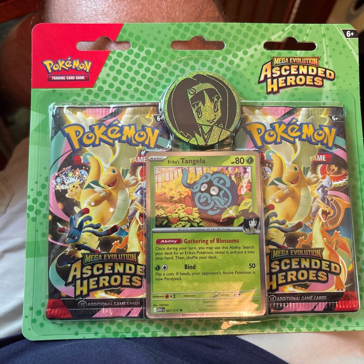 Pokemon Cards Mega Evolution Ascended Heroes - ERIKA'S TANGELA