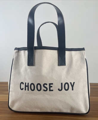 Santa Barbara Design Studio Exclusively for Faith Works Canvas Tote CHOOSE JOY