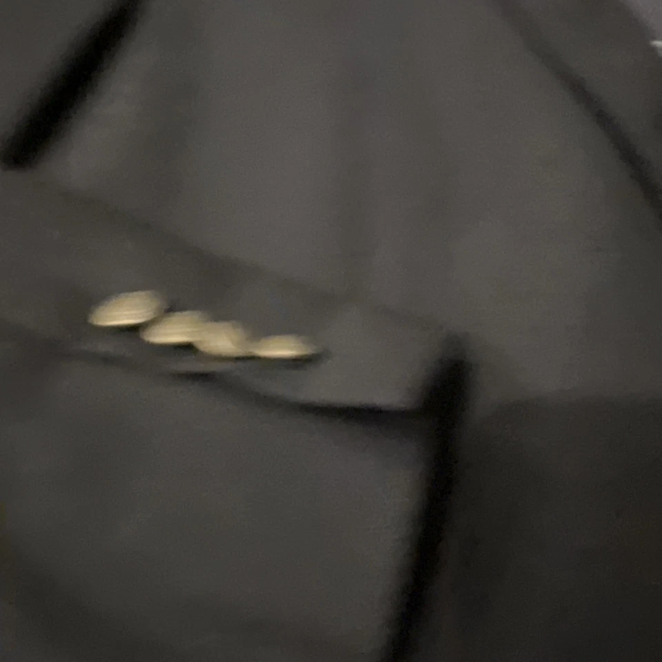 Blazer de franela azul marino Brooks Brothers X Social Primer raro con forro Fox-Hunt 41R Foto 4 de 4