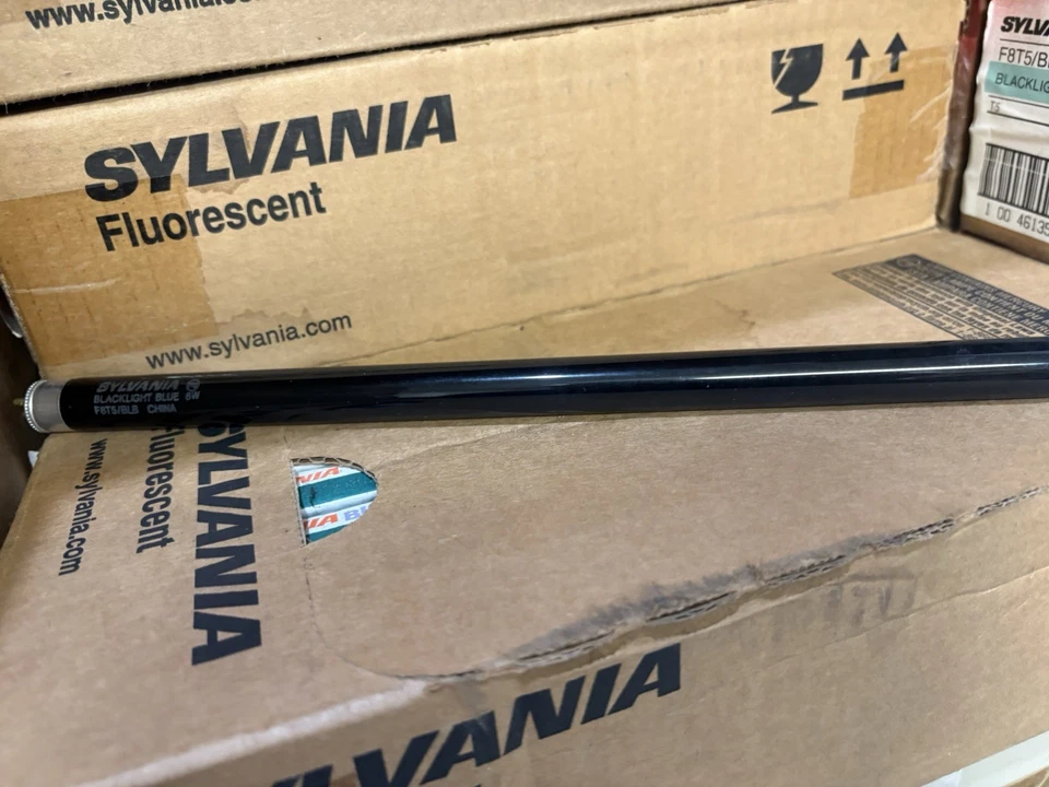 Sylvania F8T5/BLB Lámpara UV Fluorescente Azul Luz Negra 8W 12” T5 Nueva Foto 3 de 4