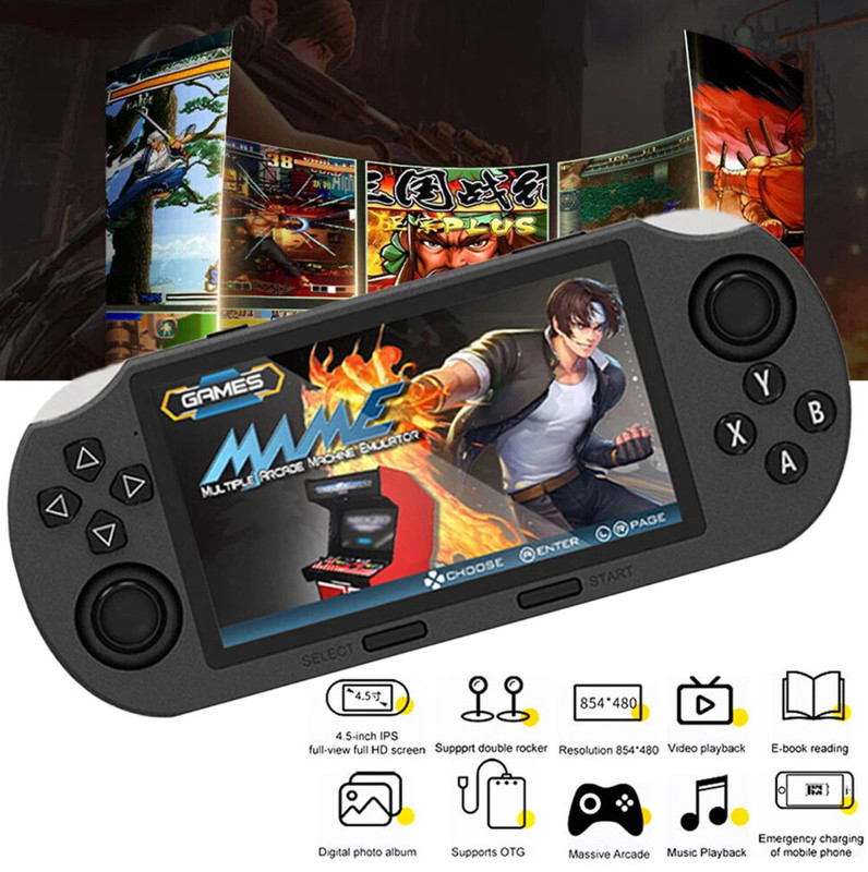 SF3000 Retro Handheld Game Console,Video Gaming Console IPS With 20000 Games USA