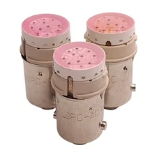 Lot of 3 Idec LSPD-AC120V Pushbutton LED Bulb, Red, 120VAC, 22mm Mount