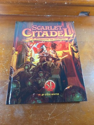 Scarlet Citadel: A Dungeon of Secrets for 5th Edition Hardcover Book 2021