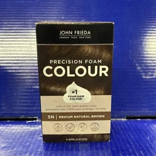 John Frieda Precision Foam Color, Medium Natural Brown 5N -Damaged Box