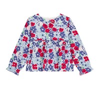 Petit Bateau MäDchen A0Flu Tageskleidung, Marshmallow/Multico, 5 Jahre