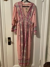 Emilio Pucci 1970s formfit maxi coverup with tag and additional buttons