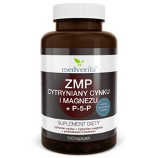 Medverita ZMP-Zitrate Zn und Mg + P-5-P 100 Kapseln