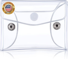 Transparent Makeup Bag, Small Waterproof PVC Cosmetic Pouch Case, Multifunctiona
