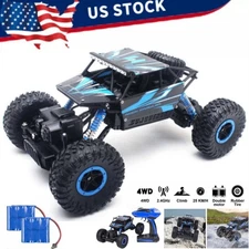 Cheerwing 1:18 Rock Crawler 2.4Ghz 4WD Off Road RC Monster Car Truck 2 Batteries