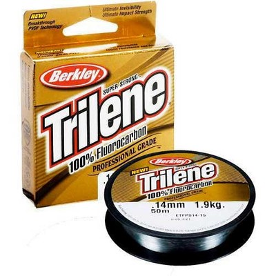 Berkley Trilene Fluorocarbon Monofil Angelschnur 100% Für See Fluss Meer