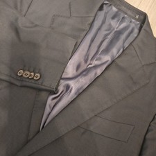 SUITSUPPLY 40R Lazio Slim Blazer Navy Blue Vitale Barberis Canonico Wool