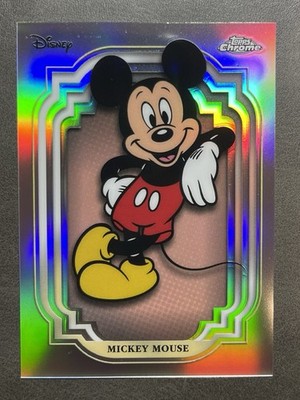 2024 Topps Chrome Disney Mickey Mouse #1 Refractor