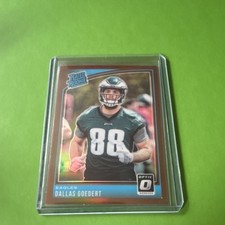 Panini 2018 Donruss Optic Rated Rookie Dallas Goedert Eagles 197 Bronze Panini 2018 Donruss Optic Rated Rookie Dallas Goedert Eagles 197 Bronze