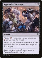 Aggressive Sabotage 078/281 Dominaria United Common
