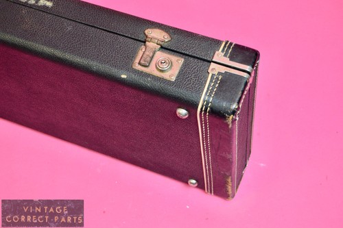 Vintage 1967 - 1972 Fender Stratocaster / Telecaster Hard Case "Tail" Logo Tele - Picture 14 of 15