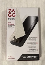 ZAGG InvisibleShield XTR3 10X Strong Glass Screen Protector for Apple iPhone 15