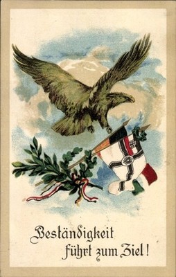 Postcard Consistency Leads to Target, Flag, Eagle, Oak Leaves - 11273386