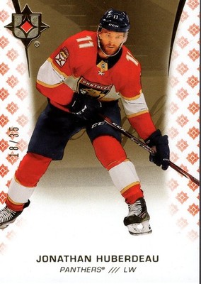 2020-21 Ultimate Collection Gold #22 Jonathan Huberdeau /35 - HKY
