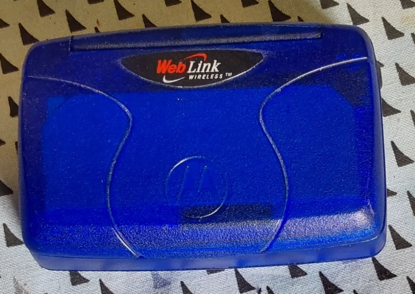 Motorola Talkabout Way Pager A06PKB5806AA Blu Trasparente/Royal - Ottimo - Immagine 2 di 4