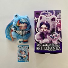 pop mart skullpanda my little pony plush doll pendant - rainbow dash