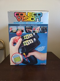Vtg Colecovision Super Action Controllers Set Baseball CIB NEVER USED W/ EXTRA!!