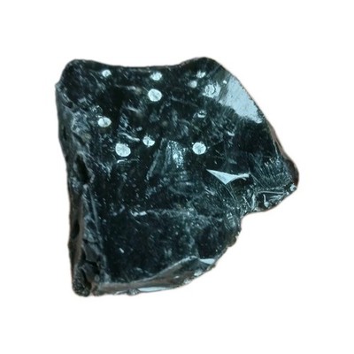 Gefleckter Obsidian oder Schneeflocke 67,50 g / 5 x 4,5 cm ca. Mexiko