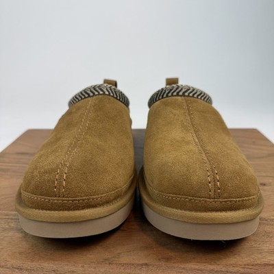 Koolaburra Men\'s Suede Slip-On Burree Slippers in Chestnut, Size 12 s-l400.jpg main image 4