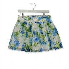 Abercrombie  Fitch Womens Fairy Cottagecore Coquette Mini Skirt L Floral NEW