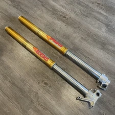 Suzuki RMZ450 - Stock SHOWA 49mm Spring Forks Suspension Set - 2019 RM-Z 450 OEM