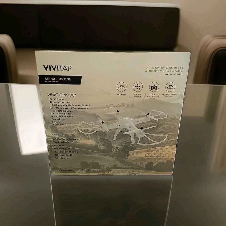Drone aéreo VIVITAR Sky’s The Limit con cámara y control remoto  Foto 2 de 3