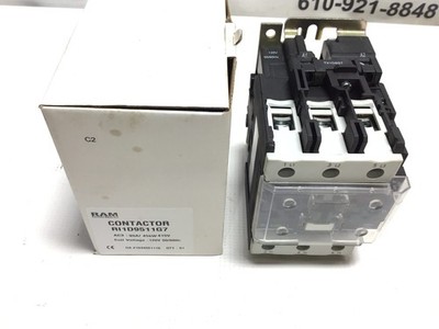 Ram Industries RI1D9511G7 Contactor AC3: 95A 45kW 415V Coil Voltage 120V 50/60Hz