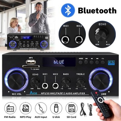 800W HiFi Audio 12V Auto Stereo Verstärker Mini Power Amplifier Audioverstärker
