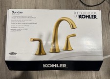 Kohler Sundae R28797-4D-2MB Two Handle Bathroom Faucet Brushed Moderne Brass