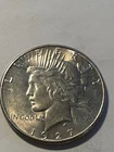 1927 S BU US Peace Silver Dollar Semi-Key Date       N516