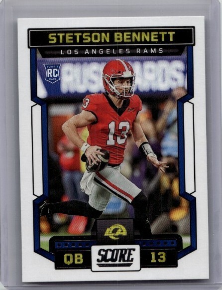2023 Score - Rookies Stetson Bennett #313 (RC) Los Angeles Rams